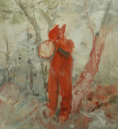 节日之红 180X190cm 布面油画 2014年