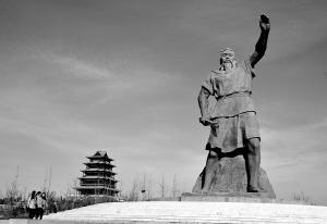 高25米的轩辕黄帝像在河北迁安落成