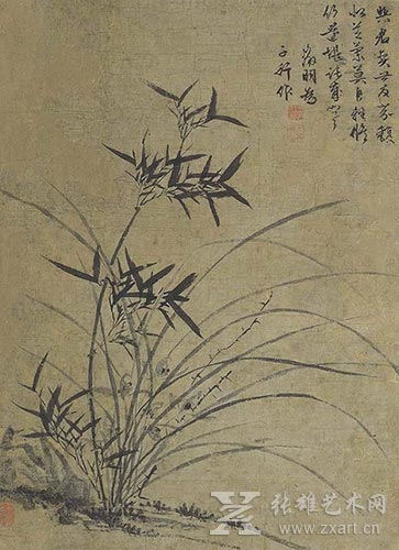 《双清图》文徵明