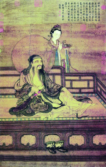   宋佚名《维摩图》中的榻    