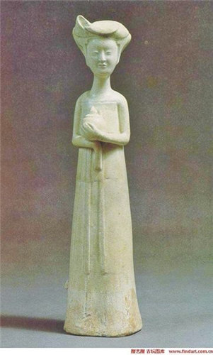  隋代女俑 