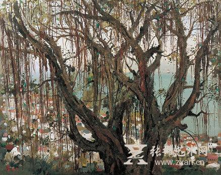 吴冠中《鼓浪屿》