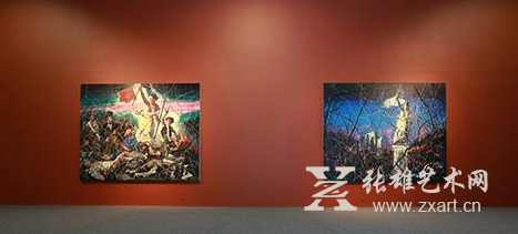 艺术家曾梵志个展“另类”开幕：不讲话 门口架炉子烤串
