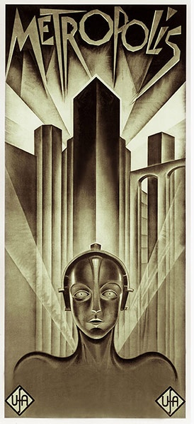   图注：Heinz Schulz-Neudamm《大都会》去德文版1927