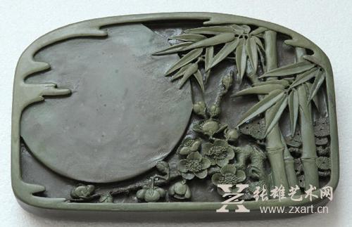 松花石砚：含蓄内敛 不张不扬