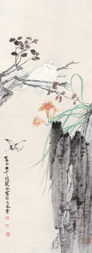 lot0635 张大千、张善孖、于非闇合作 《和平颂》 嘉德四季第41期拍卖会