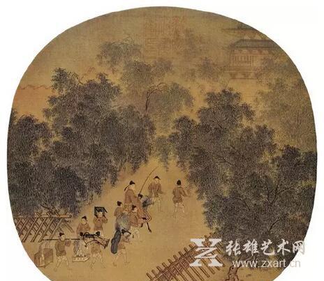 无名氏(宋)《春游晚归图》 现藏台北故宫博物院