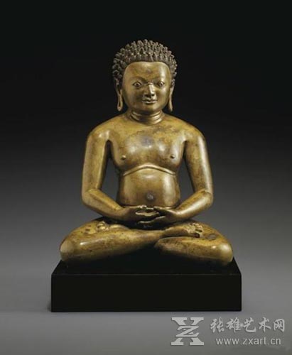 十一/十二世纪西藏铜瑜伽士坐像(可能为帕当巴桑结尊者)