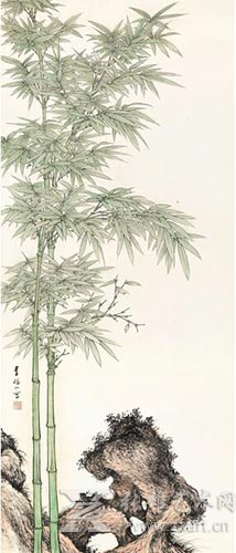 李岩山 《双钩竹石》估价250,000 — 350,000港元
