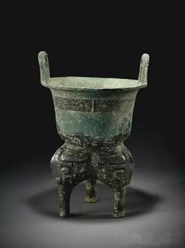 西周早期 青铜甗 39cm.H 沐文堂藏品