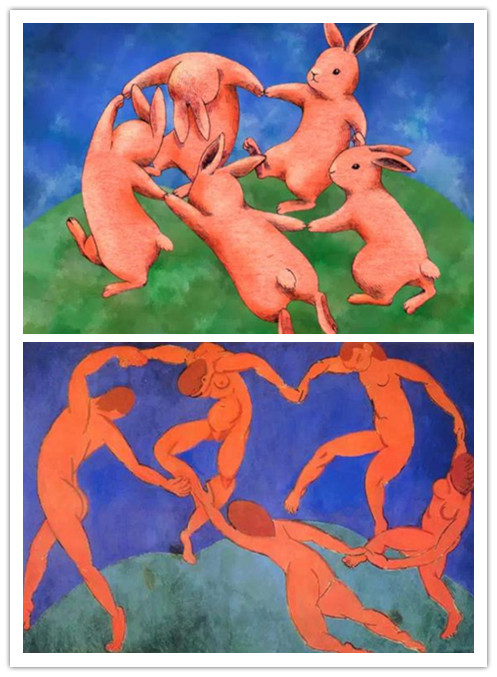 当世界名画里的主角变成了兔子……
