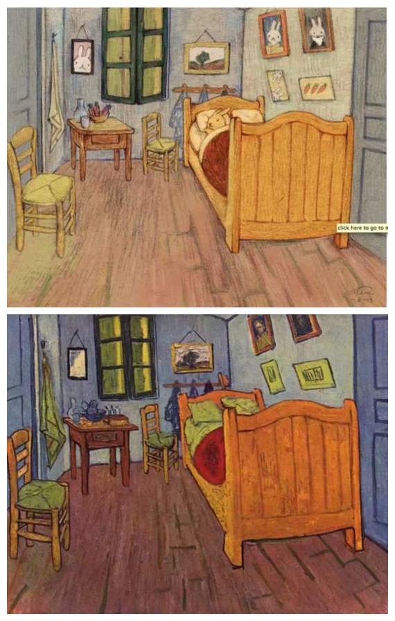 当世界名画里的主角变成了兔子……