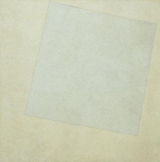 马列维奇，《白色上的白色》，1918