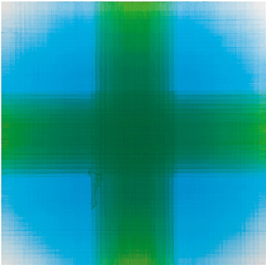     冷光敏 模仿 布面丙烯综合材料 150×200cm 2015年