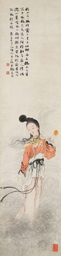 齐白石《红线盗盒》