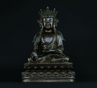 明代 铜药师佛（宣德风格）