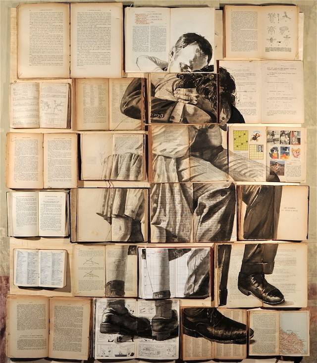 旧书当画布！艺术家Ekaterina Panikanova的小怪僻