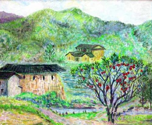 叶碧峰油画作品