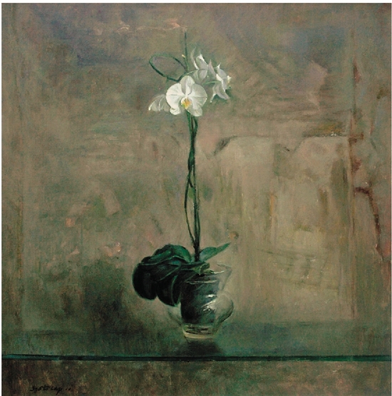司徒立 精灵 100×100cm 布面油画