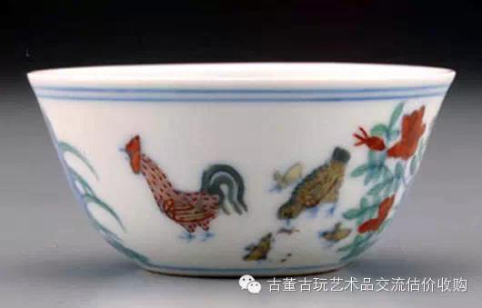明成化斗彩鸡缸杯