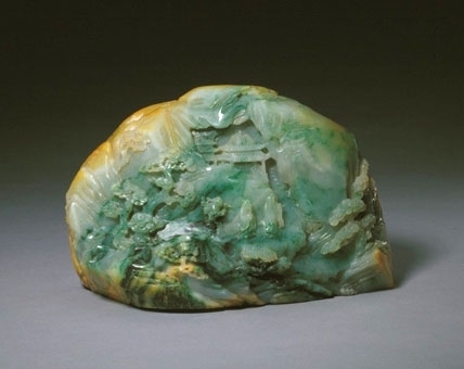  翠人物山景山子