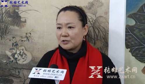 曹娜，中国著名工笔重彩画家