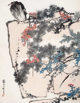 潘天寿 《鹰石山花图》 2.7945亿元成交