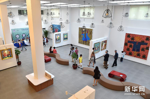 5月23日拍摄的展览现场