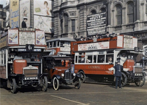 罕见的1928年英格兰彩色照