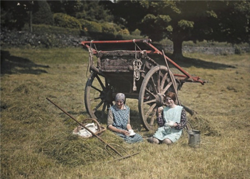 罕见的1928年英格兰彩色照