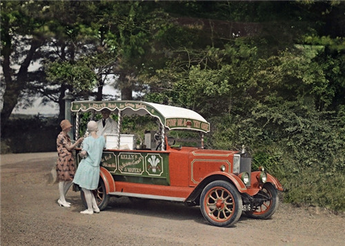 罕见的1928年英格兰彩色照
