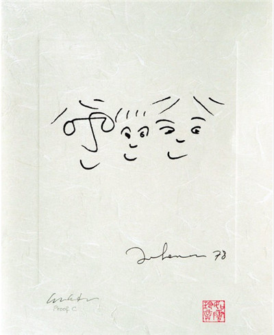 读图:约翰·列侬给儿子的画