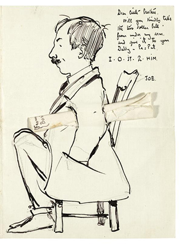 美国画家Joseph Lindon Smith的字实在有些难懂，但画还是萌萌的。
