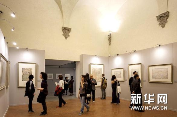田黎明《阳光·空气·水》国画精品展登陆意大利