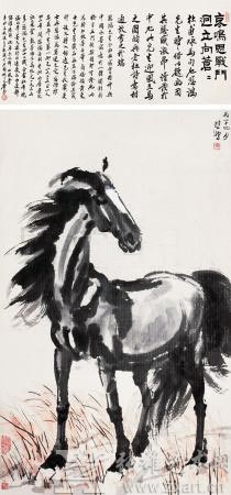 徐悲鸿《立马图》以1265万成交