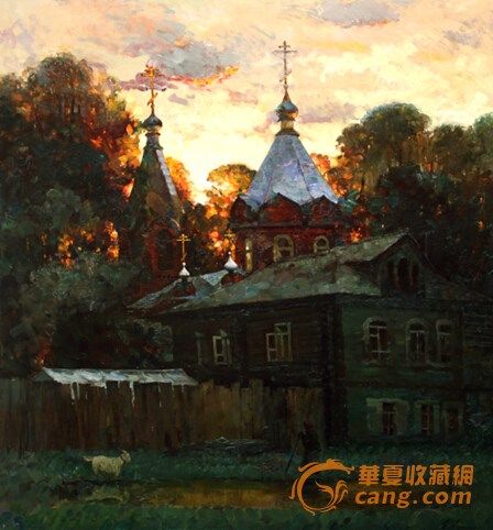 　(沃龙科夫《阿芙洛狄忒的诞生》，现藏于境艺园俄罗斯油画画廊)