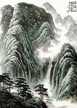 李可染画作《井冈山》今春拍了1.265亿元。
