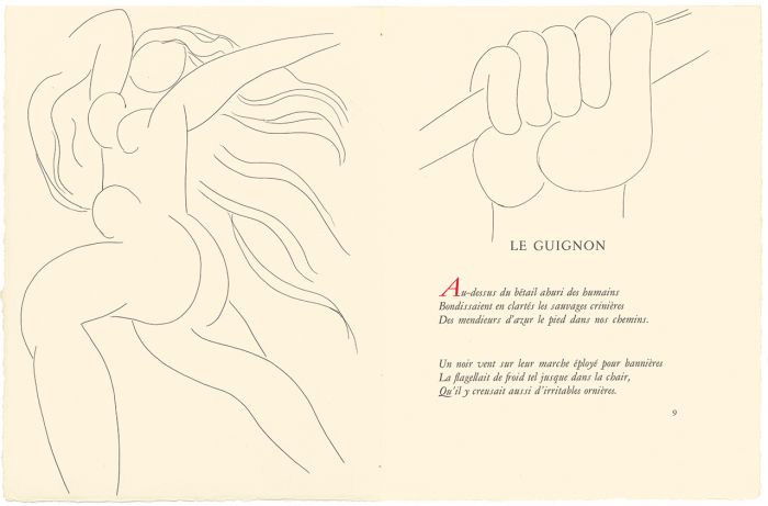   亨利·马蒂斯给斯特芳马拉美的诗集作的插图 