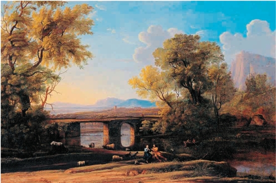     克劳德·洛兰 黎明 74×111cm 布面油画 17世纪   