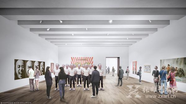 M+艺术中心展馆设计图 图片由Herzog&de Meuron及香港西九文化区管理局提供