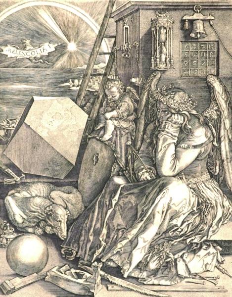   《忧郁症》，阿尔布雷特·丢勒（1514年）