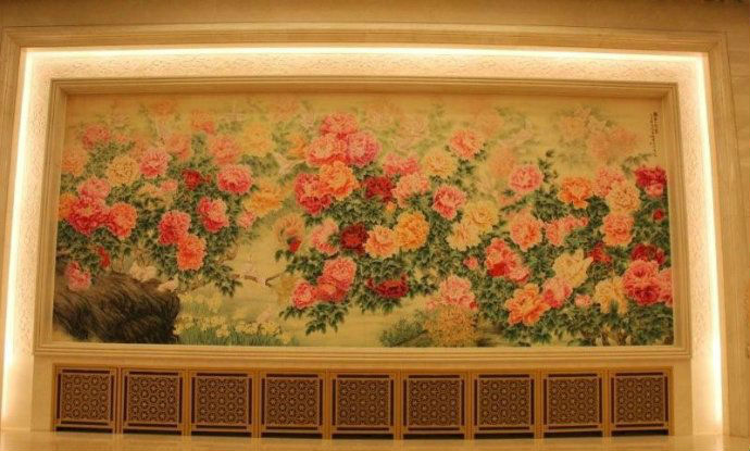 人民大会堂金色大厅悬挂过的13幅珍贵书画