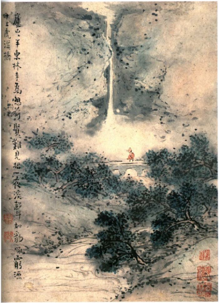 《庐山虎溪桥,胡玉昆