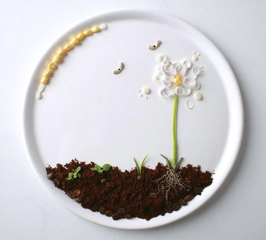 不起眼的食材也可变成登堂入室的艺术作品