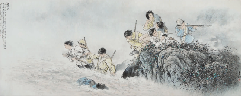 抗战绘画:还原历史场景 凸显人物风采