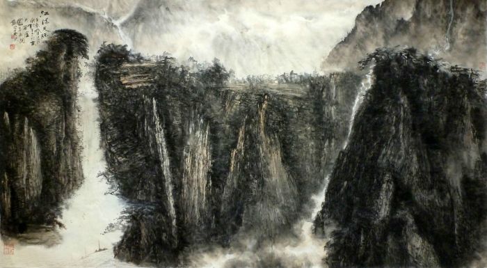  林永松《江流天际》