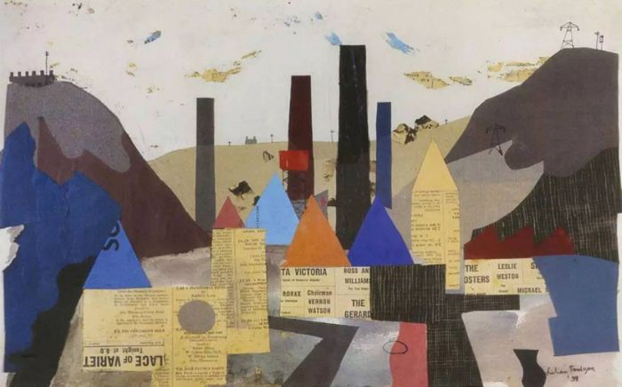 崔维里安的作品《博尔顿钢铁厂》（1938年）