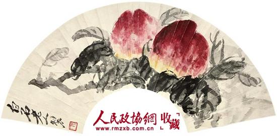   齐白石寿桃