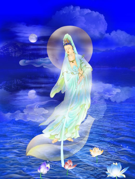 观音菩萨成道吉祥日欣赏艺术家笔下的观音