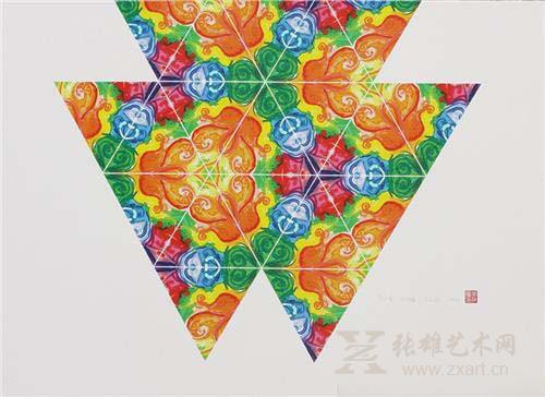 李佳潼 《万花筒3》 版画
